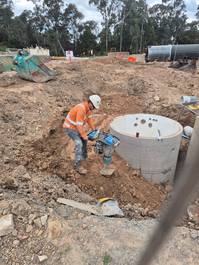 Rouse Hill Water Treatment Plant excavation